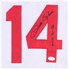 Image 2 : Pete Rose Signed Reds Career Highlight Stat Jersey Inscribed "4256" (JSA COA)