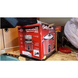 POWER STATION JUMP START BATTERY CHARGER, 2 STREAM MOPS, AND RICE COOKER