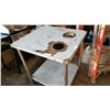 Image 2 : NEW 34 X 34 STAINLESS STEEL PREP TABLE