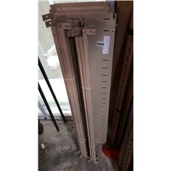 LOT OF METAL SHELVING