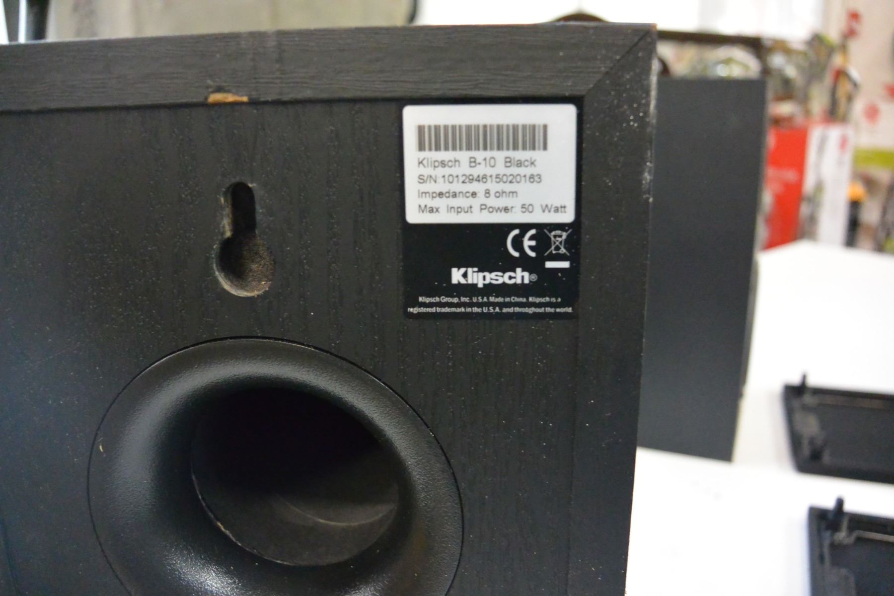 As New Pair Of Klipsch B 10 Bookshelf Speakers Retail 299 Tetsed