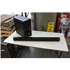 Image 1 : SAMSUNG 2.1 CHANNEL SOUNDBAR WITH WIRELESS SUB AND BLUETOOTH RETAIL $499 NO SOUNDBAR POWER SUPPLY