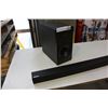Image 2 : SAMSUNG SOUNDBAR WITH WIRELESS SUB AND BLUETOOTH, RETAIL $349 MISSING SOUNDBAR POWER SUPPLY