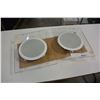 Image 1 : PAIR OF POLK AUDIO RC60i 6.5 INCH CEILING SPEAKERS, RETAIL $399, STORE DISPLAY MODEL