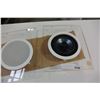 Image 2 : PAIR OF POLK AUDIO RC60i 6.5 INCH CEILING SPEAKERS, RETAIL $399, STORE DISPLAY MODEL