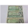 Image 2 : 3 CANADIAN 1 DOLLAR BILLS