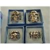 Image 2 : LOT OF EIGHT NEW MENS RINGS