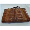 Image 2 : ANTIQUE ALLIGATOR PURSE