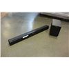 Image 1 : AS NEW KLIPSCH REFERANCE RSB-6 210 WATT SOUND BAR AND WIRELESS SUB RETAIL $499, MISSING POWER SUPPLY