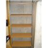 Image 1 : METAL AND WOOD SHELF
