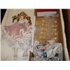 Image 2 : VINTAGE SHARLY TEMPLE DOLL, DUCK STUFFY, BATHMAT, AND CRYSTAL