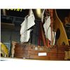 Image 1 : LARGE WOODEN MODEL PIRATE SHIP