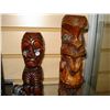 Image 2 : LOT OF WOOD AND STONE CARVINGS
