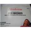 Image 2 : SUNBEAM GOOD SENSATIONS BACK MASSAGER W/ CAR ADAPTER
