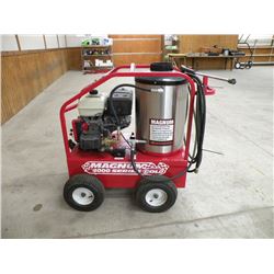 2014 EZ Kleen Magnum Gold 4000 psi hot water pressure washer, 12 volt, USED