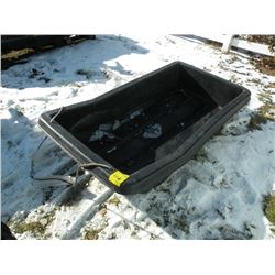 Otter plastic sled
