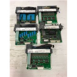 (5) ALLEN BRADLEY INPUT MODULES *SEE PICTURES FOR PART #'S*