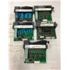 Image 1 : (5) ALLEN BRADLEY INPUT MODULES *SEE PICTURES FOR PART #'S*