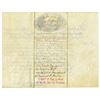 Image 2 : Philadelphia and Lancaster Turnpike, 1795 Stock Certificate Signed by William Bingham.