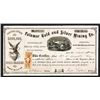 Image 1 : Potomac Gold and Silver Mining Co., 1863 Stock Certificate.