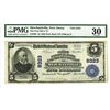 Image 1 : First National Bank & Trust Company of Merchantville, 1902 PB, $5, Charter #8323 National Banknote R