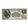 Image 2 : Euclid-Park National Bank of Cleveland, 1882 Brown Back, $5, Charter #3545 National Bank Note.