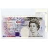 Image 2 : Bank of England, 1991, Fold Over Error banknote with Partial Serial Number.