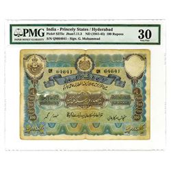 Hyderabad, ND (1941-45) Issued Banknote.