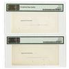 Image 2 : Republik Indonesia, 1948, 10 Rupiah, Specimen Essay Uniface Front & Back Banknote Pair.