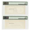 Image 2 : Republik Indonesia, 1948, 100 Rupiah, Specimen Essay Uniface Front & Back Banknote Pair.
