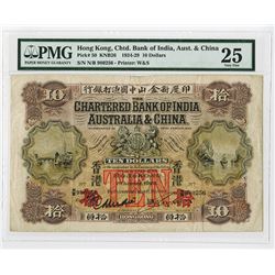 Chartered Bank of India, Australia & China, 1929 Issue Banknote.
