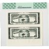 Image 2 : Central Bank of China, De La Rue Test Note Specimen Uncut Vertical Pair, ca.1960-80s.