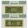 Image 2 : Banco Central De La Republica Dominicana, ND (1947-55) Issue Banknote Pair.