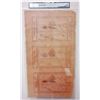 Image 2 : Republique D'Haiti, 1827 Uncut sheet of 3 Haiti notes.
