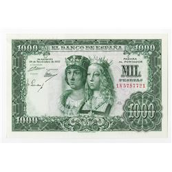 Banco De Espana, 1957 Issued Banknote.