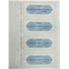 Image 2 : An Uncut Sheet of Fractional Scrip for United States of Brazil, 1900,  5 Per Cent Funding Bonds by N