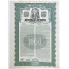 Image 1 : Republic of Cuba, 1937 4 1/2% Bond of the External Debt.