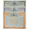 Image 1 : Ferrocarriles Nacionales de Mexico, 1907 Trio of Specimen Bonds