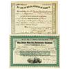 Image 1 : Mill Creek & Mine Hill Navigation & Railroad Co., 1879-1907 Cancelled Pair of Stock Certificates
