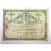 Image 1 : Baxter Electric Light Co., 1884 I/U Stock Certificate.