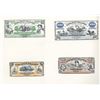 Image 2 : Kingdom of Hawaii, 1879 Silver Certificates of Deposit Proprietary Proof Souvenir Cards Set.