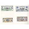Image 2 : Kingdom of Hawaii, 1879 Silver Certificates of Deposit Proprietary Proof Souvenir Cards Set.