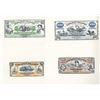 Image 2 : Kingdom of Hawaii, 1879 Silver Certificates of Deposit Proprietary Proof Souvenir Cards Set.