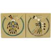 Image 1 : 2 Native American Navajo Sand Paintings by Chee