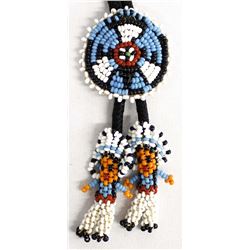 Native American Sioux Beaded Bolo Tie