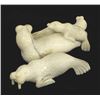 Image 2 : Northwest Coast Carved Bone Pod of Walruses