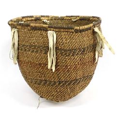 Vintage Native American Apache Burden Basket