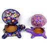Image 2 : 2 Mexican Pottery Lidded Turtle Boxes