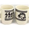 Image 2 : Set of 5 Anasazi Traders Mimbres Designed Cups