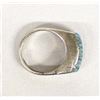 Image 2 : Native American Zuni Sterling Turquoise Ring, 9.5